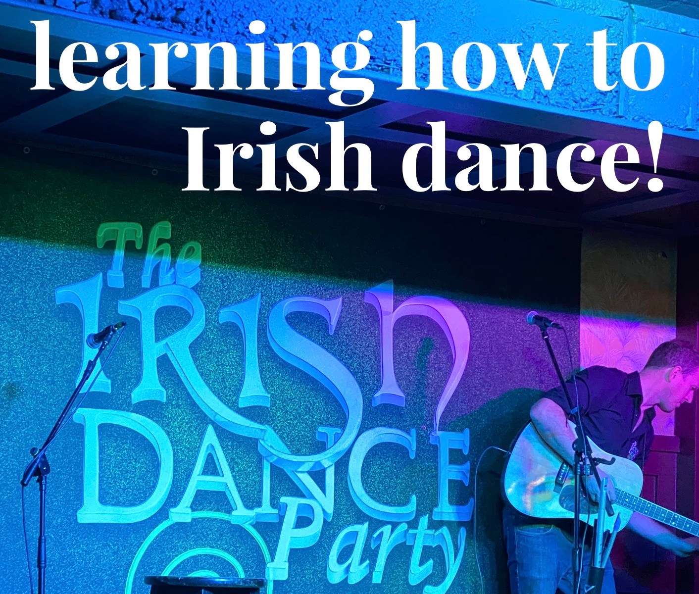 The Irish Dance Party in the lower level of O'Sheas.