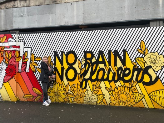 A mural near Belfast's city center.
