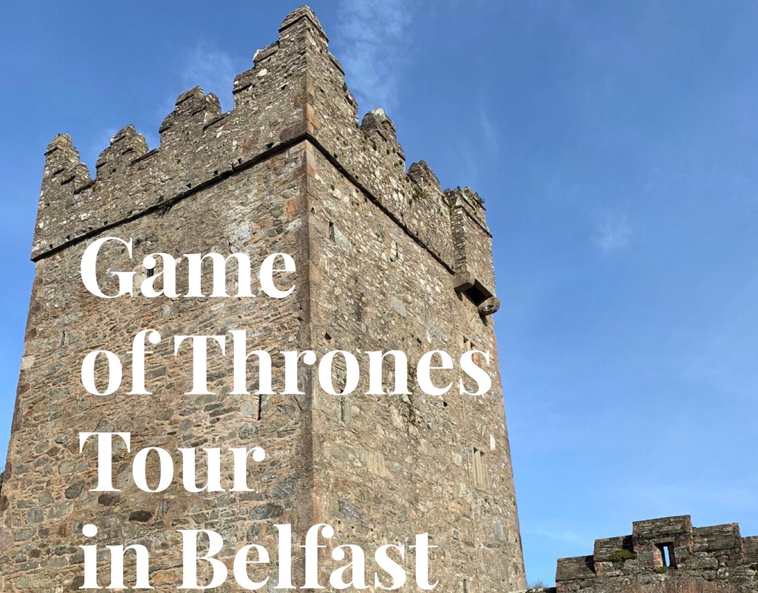 Game of Thrones Tour in Belfast, Ireland.