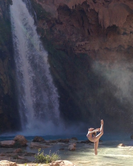 Havasupai Falls is located in the Grand Canyon within Havasupai tribal lands and includes a multitude of stunning waterfalls.