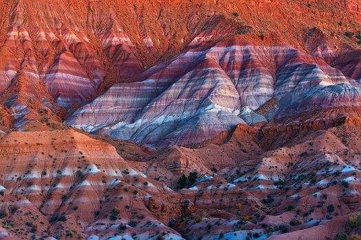 The Painted Desert located near the north portion of Petrified Forest National Park.