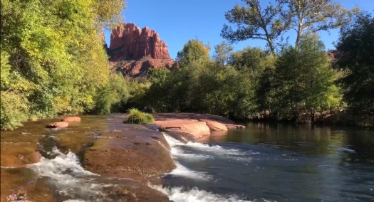 The Cathedral Rock Vortex at Red Rock Crossing located in Sedona, Arizona.